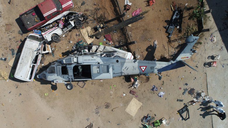 Крушение вертолета в Оахаке