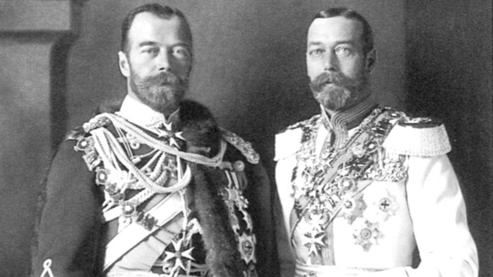 Король Георг V с царем Николаем 