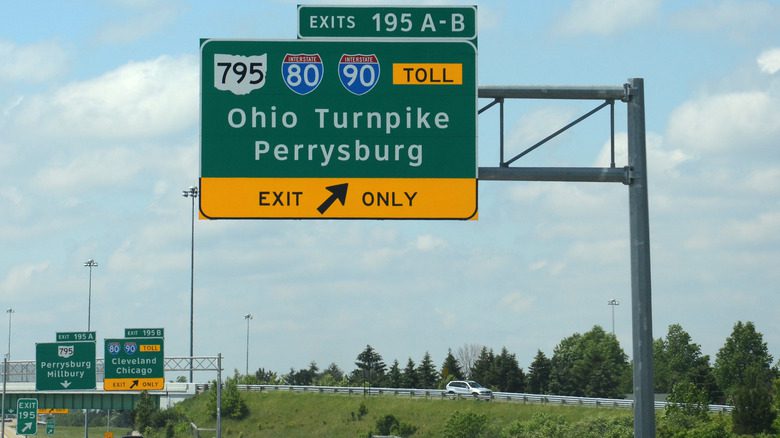 Поворотное шоссе в Огайо