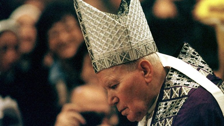 папа иоанн павел II на церемонии прощения