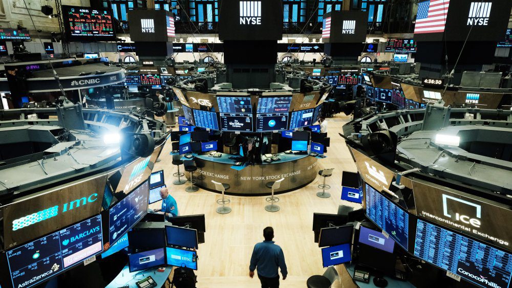 Торговый зал Нью-Йоркской фондовой биржи