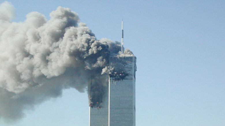 Горящие башни-близнецы, 11 сентября 2001 года