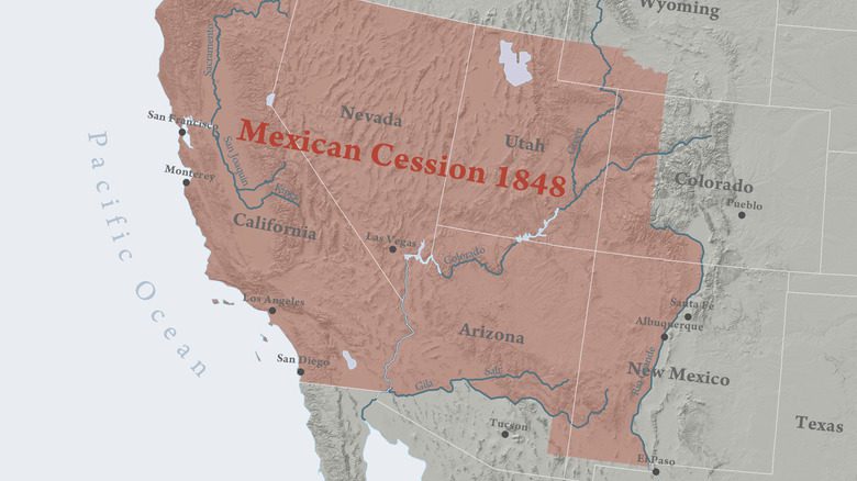 границы мексиканской цессии