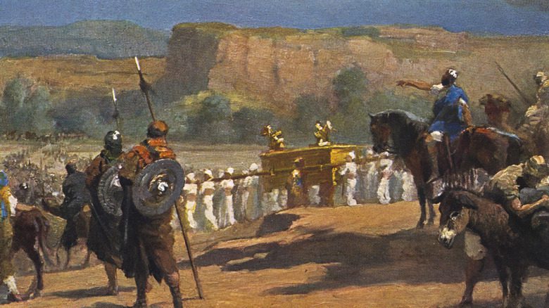 Картина Иисус Навин и битва при Иерихоне
