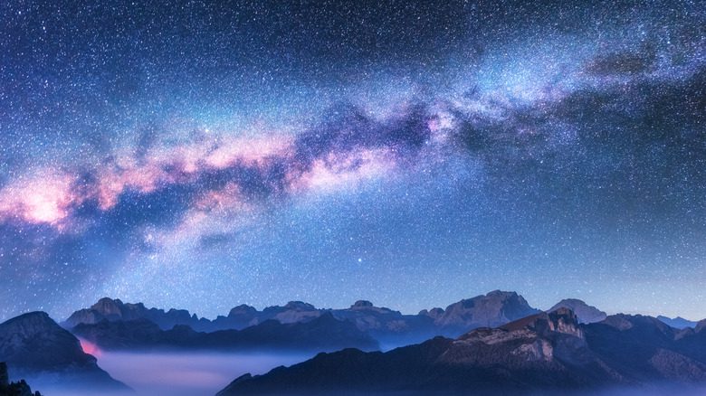 Галактика Млечный Путь видна из Палермо