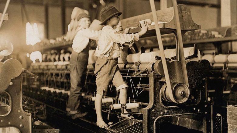 дети-рабочие в 1909 году