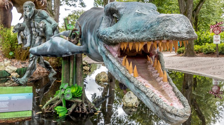 денмарк мозазавр статуя зоопарк