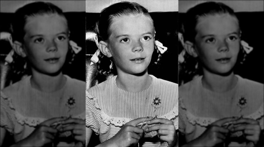 Пресс-фотография 8-летней Натали Вуд, 1947 год