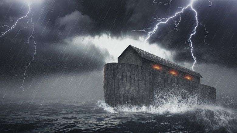 Ноев ковчег во время шторма