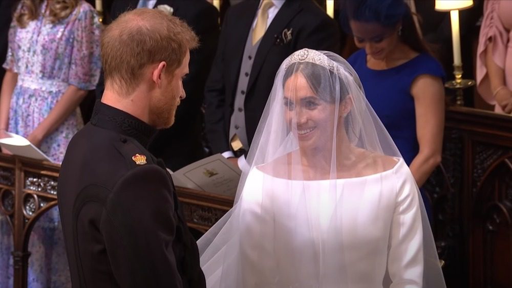 Принц Гарри и Меган Маркл на своей свадьбе в 2018 году