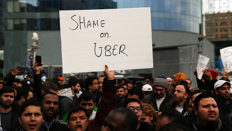 протест uber