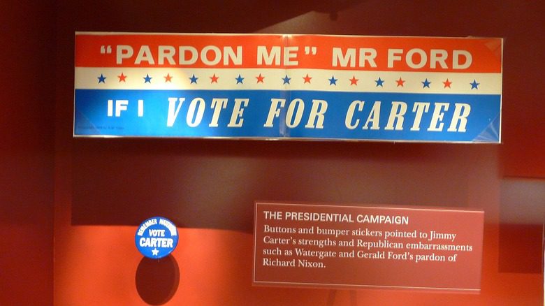 Предвыборный знак Картера 1976 года