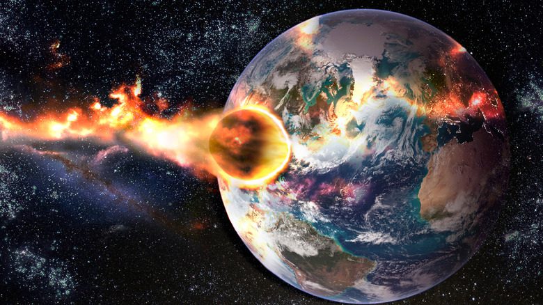 Астероид, летящий к Земле