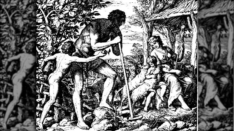 Адам и Ева с Каином и Авелем