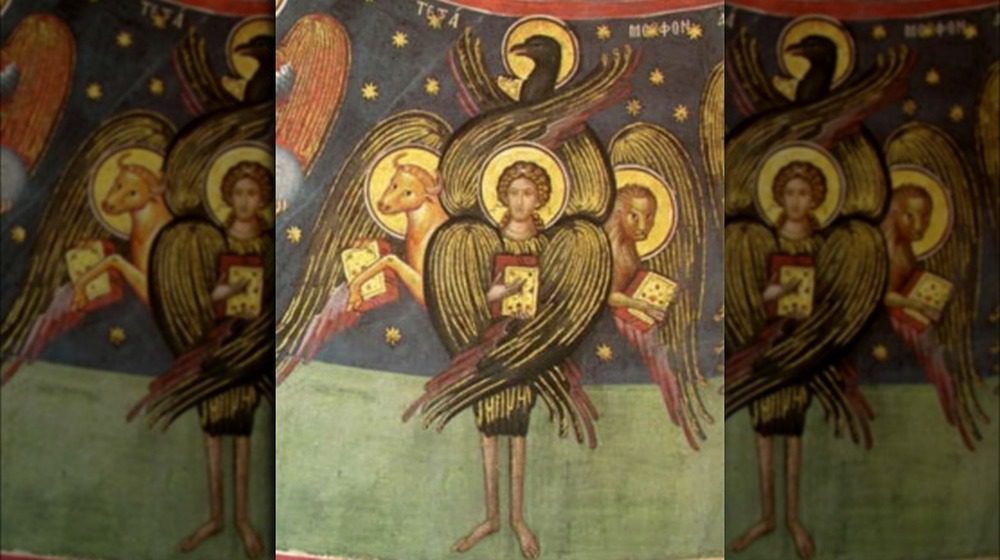 Тетраморфный ангел-херувим