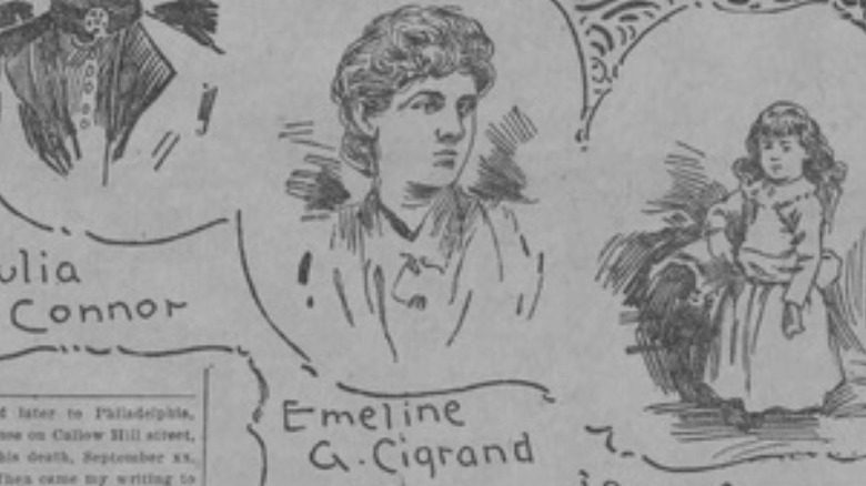Emeline Cigrand newspaper illustration