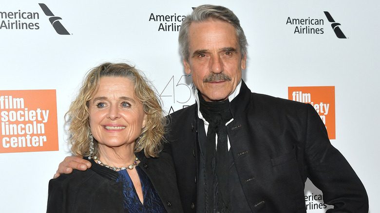 Jeremy Irons and Sinéad Cusack at event