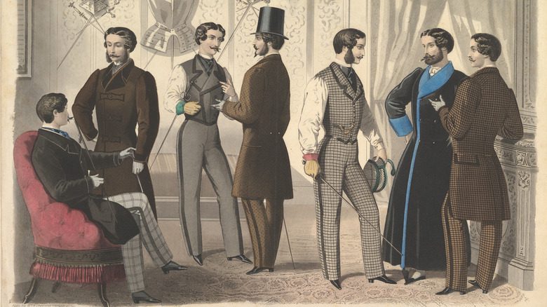 illustration of men's fashion