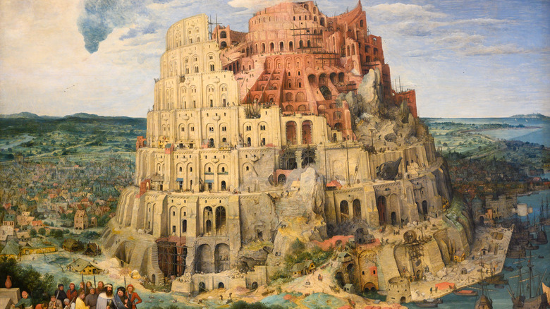 Картина Брейгеля с изображением Вавилонской башни