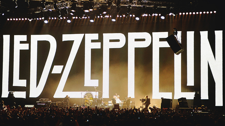 Led Zeppelin на концерте 2007 года