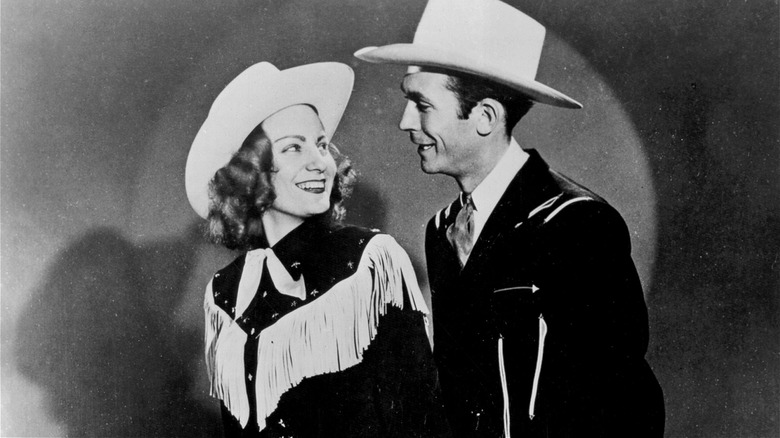 Одри и Хэнк Уильямс в 1948 году