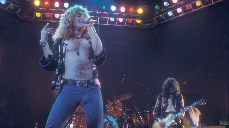 Led Zeppelin на концерте в 1970-х годах