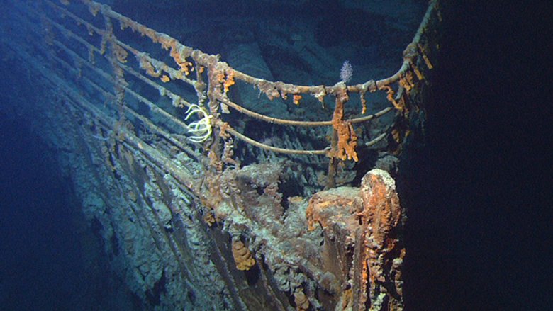Титаник крушение море