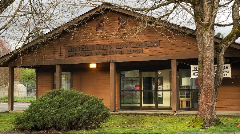 Почтовое отделение в Гвоздике, штат Вашингтон