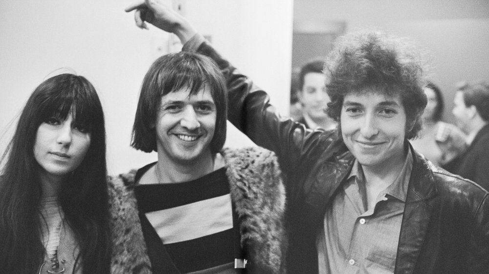 Санни и Шер с Бобом Диланом 1965 год