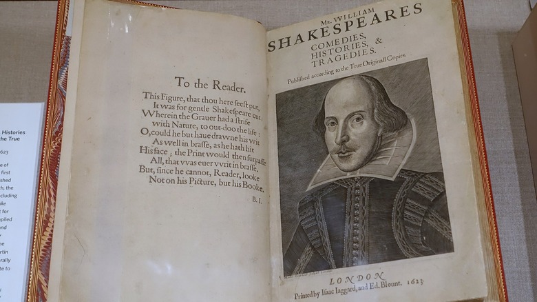 Первое фолиантовое издание Шекспира в переплете